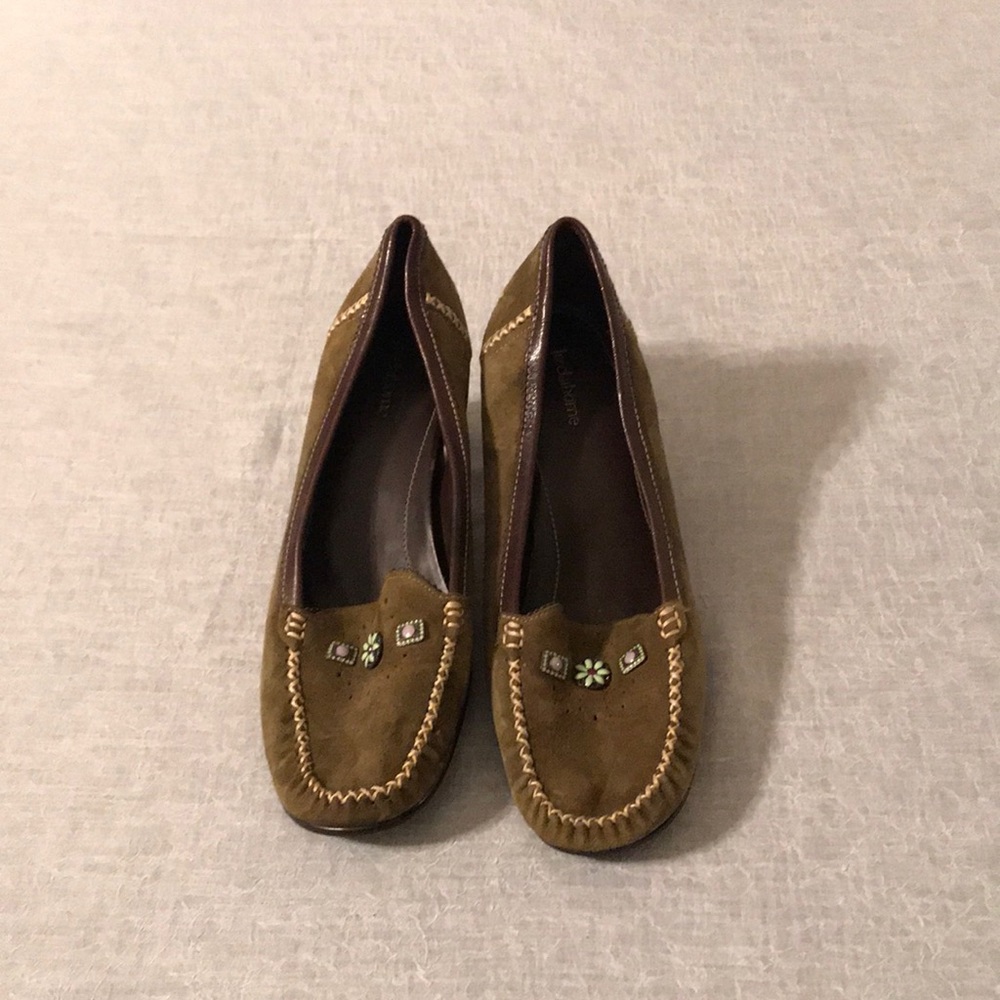 Liz Claiborne women green dress shoes